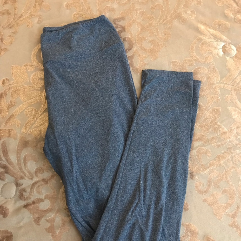 Blue cotton tights
